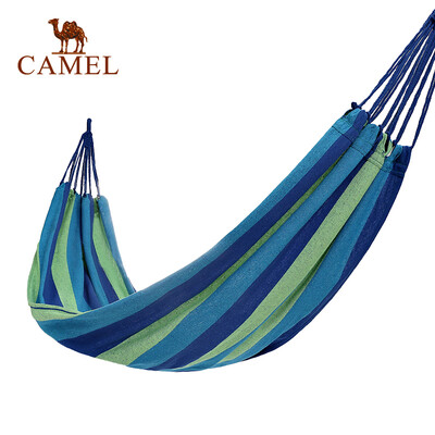 

Camel outdoor hammock outdoor camping dormitory park adult rollover hammock swing 8W3ASY011 red color bar 19080