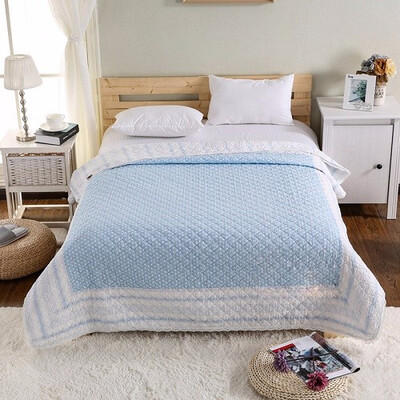 

Summer 100 Cotton Patchwork Quilt 1 piece Twin Size Student Quilts Sofa Blanket Bed Cover Sheet Kids Bedding Coverlets