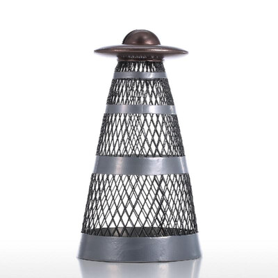 

UFO Money Bank Iron Handmade UFO Shape Coin Bank Practical Craft Home Decoration Gift