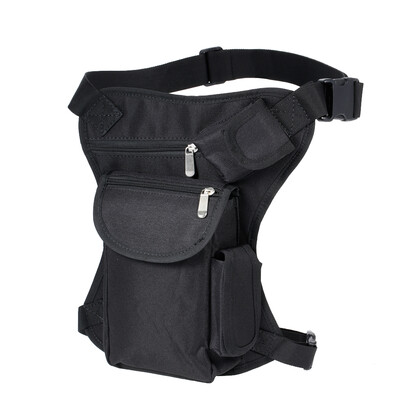 

Multi-functional Canvas Waist Bag Men Sport Fanny Pack Travel Outdoor Hiking Cycling Riding Leg Bag Thigh Pouch