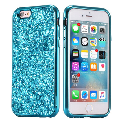 

MOONCASE Apple iPhone 66S Glitter PC Case - Blue