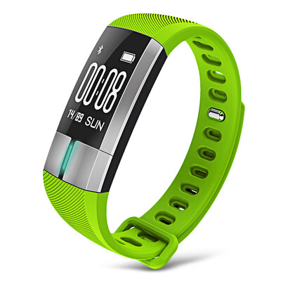 

G20 Heart Rate Blood Pressure Monitor Smart Wristband Fitness Sport Bracelet Touch Pulsometer ECG Monitor