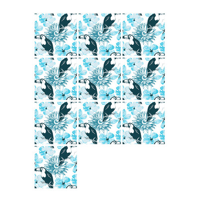 

10 PcsSet Self Adhesive Tile Stickers Art Decals Removable Wall Sticker Kitchen Backsplash Bathroom Home Tidy Protection