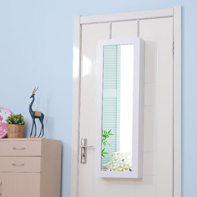

WallDoor Mounted Armoire Cabinet Jewelry Cosmetics Shelf Organizer White