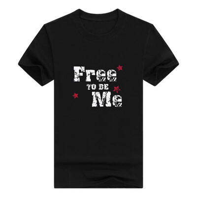 

Free To Be Me Patriotic Crewneck 4th Of July USA Flag National Tshirt