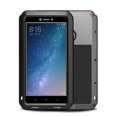 

Metal Aluminum Phone Cover Xiaomi Mi Max 2 Case Cover Armor Shockproof Xiaomi Mi Max2 Case For Xiaomi Mi Max 2 Gorilla Glass