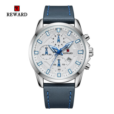 

REWARD Mens Belt Calendar Waterproof Quartz Watch Business Casual