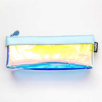 

Mohamm Zipper Transparent Candy Laser Pencil Bag Pencil Pouch School Supplies Stationery