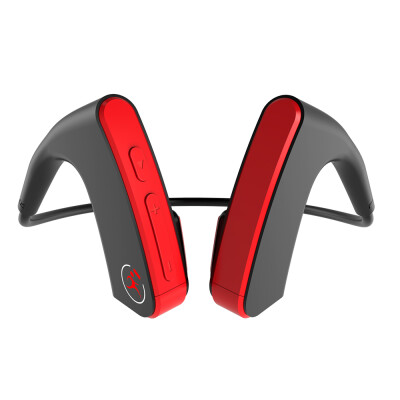 

E1 Wireless Bluetooth Earphones Bone Conduction Headsets Sweat-proof Sports Headphones Noise-Reduction Hands-free with Mic Red