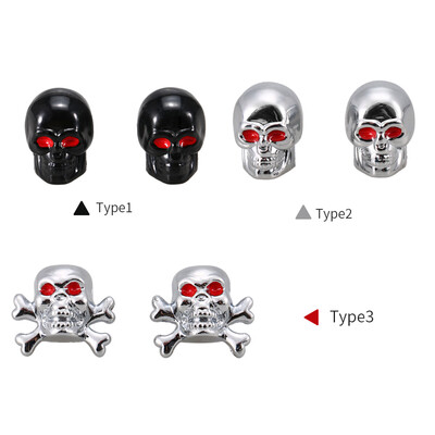 

4Pcs Bicycle Valve Caps Cool Shaped Air Valve Caps Tyre Valve Dust Covers for MTB Motorcycle Bicycle Accessories