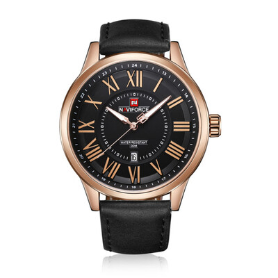 

NAVIFORCE Men Leisure Sports Navy Belt Waterproof Quartz Wristwatch