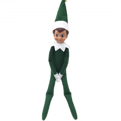 

Christmas Present Elf Doll Plush Toy Multi Colors Christmas Gift for Kids Soft Elf Stuffed Dolls with Plastic Head&Cotton Bod
