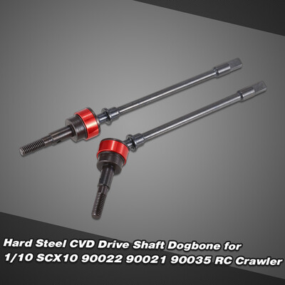 

2PCS Hard Steel CVD Drive Shaft Dogbone for 110 Axial SCX10 90022 90021 90035 RC Rock Crawler