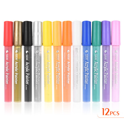 

24 Colors Acrylic Painter Colorful Marker Marking Pen Highlighter Permanent Candy Color for DIY Drawing Supplies Children