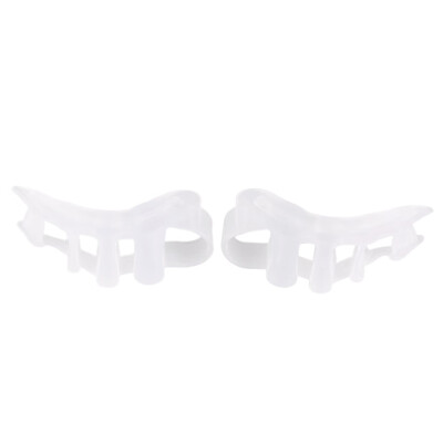 

1 Pair Hallux Valgus Protector Gel Finger Toe Separator Divider Bunion Orthopedic Adjuster 4 Holes Thumb Valgus Guard Feet Care To