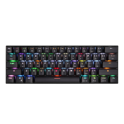 

CK62 BT30 Wired RGB Mechanical Keyboard for Tablet Laptop Smartphone Black&Red Shaft