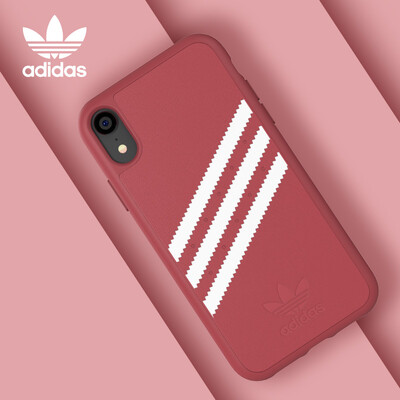 

Adidas new Apple iPhone XR 61-inch mobile phone case cover TPU three bars fashion Gazelle series light brown