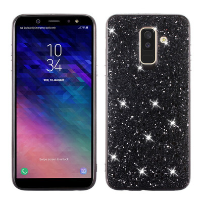 

MOONCASE Samsung Galaxy A6 2018 Glitter TPU-Black