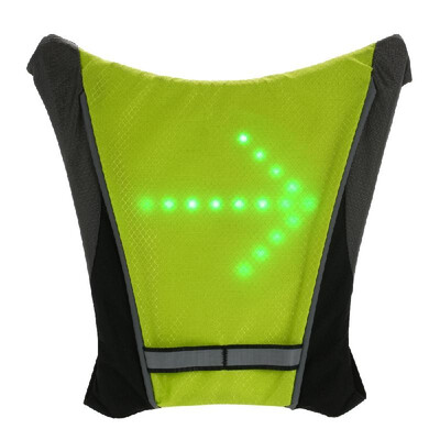 

Reflective Running Vest Lixada USB Rechargeable Reflective Backpack Attachment Clip with Remote Control LED Signal Light Outdoor S