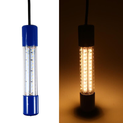 

12V 12W 72 LEDs Underwater Night Fishing Light Submersible LED Lamp Bait Squid Fish Attracting Light Fish Finder Light with 55M C