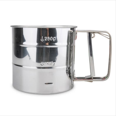 

Baking tool semi - automatic hand - held flour sieve small flour sieve hand - pressed flour sieve