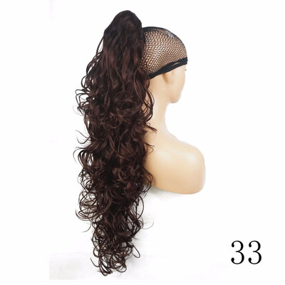 

StrongBeauty Long Curly Claw Clip Ponytail Hairpiece Hair Extensions 32 inch Synthetic Heat Resistant Fiber