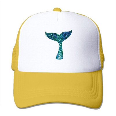 

Oyxinyu Mermaid Tail Mesh Baseball Caps Adult Adjustable Trucker Hats for Men Women