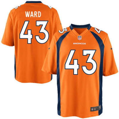 

Youth Football Jersey Denver Broncos TJ Ward Orange Game Jersey