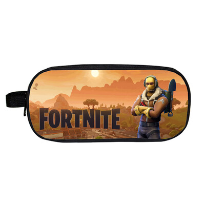 

Fortnite Night Animation Children Pencil Bag Pen Bags Students Stationery Bag