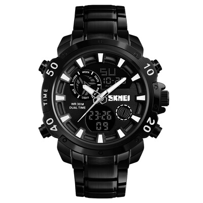 

SKMEI Fashion Sport Men Watches Quartz Electronic Male Watch 3ATM Water-resistant Calendar Stopwatch Alarm Clock