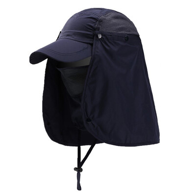 

Outdoor Sport Hiking Visor Hat UV Protection Face Neck Cover Fishing Sun Protection Cap