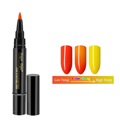 

Major Dijit One Step Gel Pen Dawdler Gel Temperature Color Change LED UV Lamp Gel Lacquer Nail Art