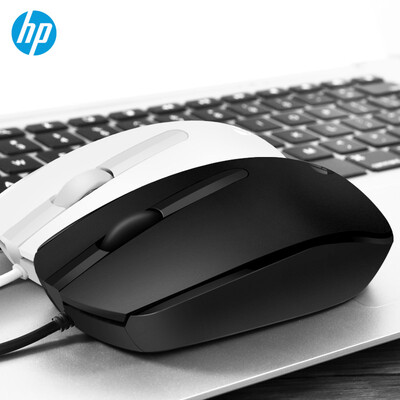

HP M10 wired mouse USB photoelectric portable desktop computer game notebook office mouse 1000DPI black