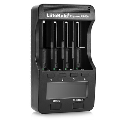 

LiitoKala Lii - 500 Intelligent Battery Charger 4 Channel LCD Display
