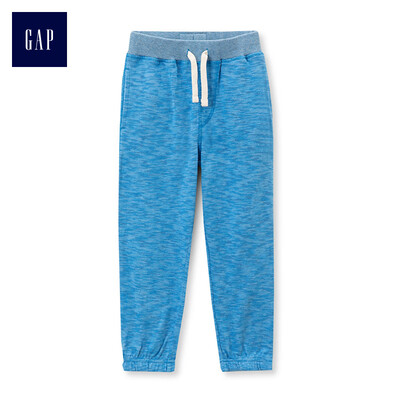 

GAP flagship store men&women comfortable elastic waist beam sports pants 398627 Breeze blue 18-24M