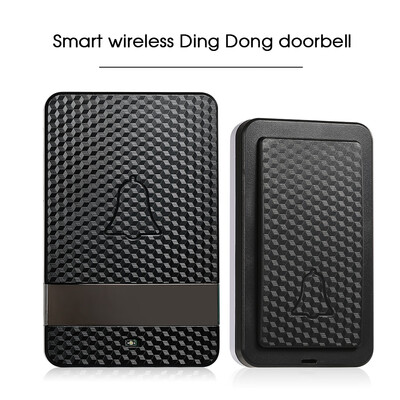 

Wireless Dingdong Doorbell Self-powered 28 Ringtones 4 Levels Volumes Optional Long Distance No Battery Required 1 Transmitter 2