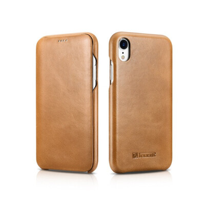 

ICARER Cases For Apple iPhone XR  MAX Case Litchi Skin Pattern Genuine Leather&PC Book Cover For iPhone X  Phone Case