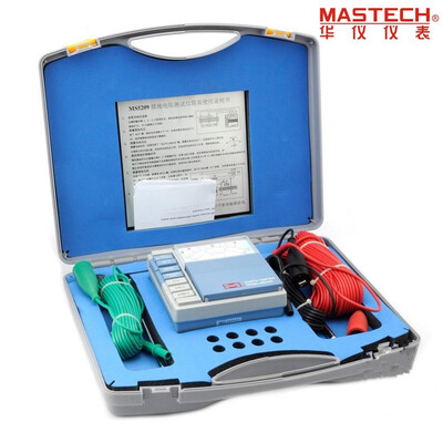 

MASTECH MS5209 Analog Earth Resistance Test Meter Megger Megometro Analog 1-1K Low Power Pointer Ground ResistanceTester