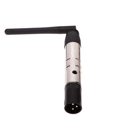 

Lixada 24G ISM DMX512 Wireless Male XLR Transmitter Receiver LED Lighting for Stage PAR Party Light with Antenna