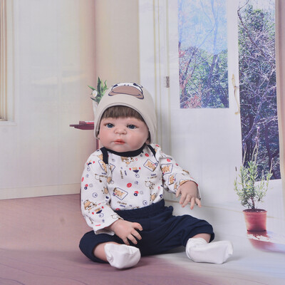 

Cute Reborn Baby Doll Full Silicone Body Realistic Princess Girl Baby Toy Doll For Kid Birthday Xmas Gift Early Education