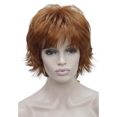 

StrongBeauty Short Layered Shaggy blonde Full Synthetic Wig Womens Wigs COLOUR CHOICES