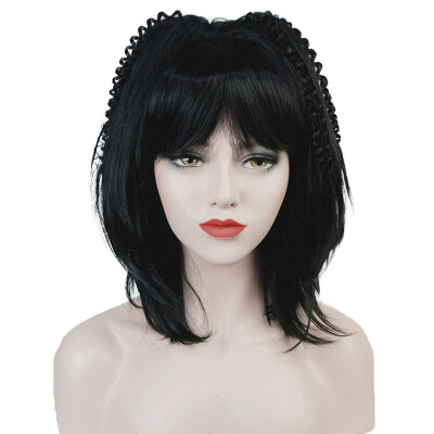 

StrongBeauty Cosplay Alla Pugacheva Hairstyle Copper Red Black Blonde Party Wig Halloween Wigs Womens Full Synthetic Hair