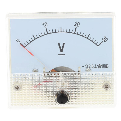 

DC0-30V Analog Voltage Panel Meter Tester Voltmeter Gauge