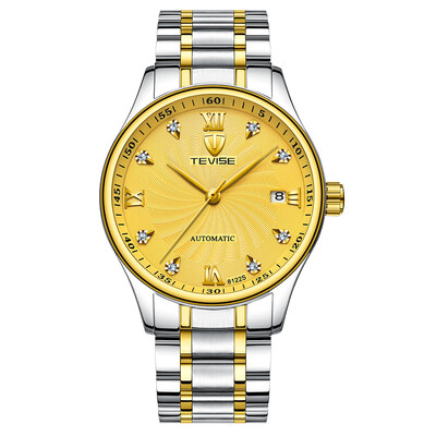 

TEVISE 8122S Automatic Mechanical Watch Men Water-resistant Stainless Steel Strap Alloy Casing
