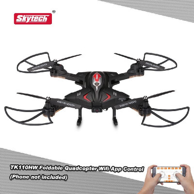 

Original Skytech TK110HW Wifi FPV 03MP Camera Foldable RC Quadcopter G-sensor RC Selfie Drone