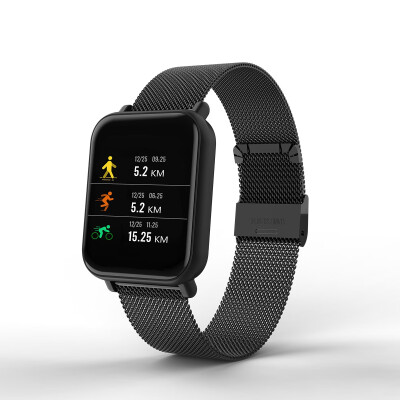 

Creatway super slim health tracking smart watch fitness tracking smart band metal band