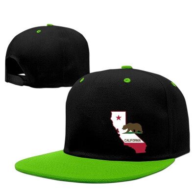 

Flag Map Of California Two-Toned Snapback Hats