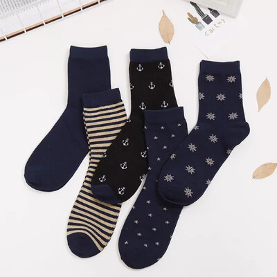 

Aa-shop 1 Pair Men Women Socks Cotton Navy Style only 10 Pair Special Price
