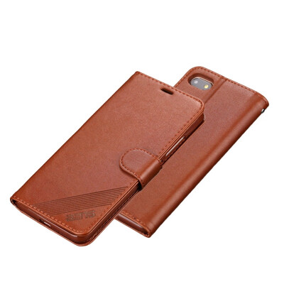 

MOONCASE Millet Red Rice 6A Yazun Shi TPU Wallet - Brown