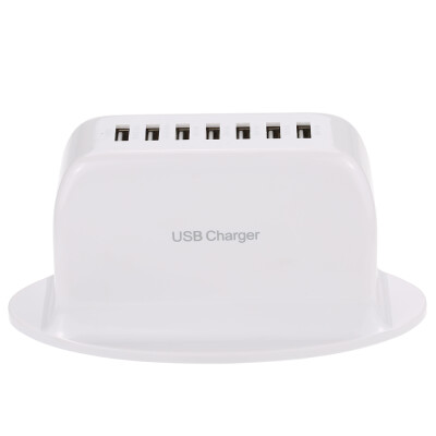 

7 Ports USB Desktop Charger Adapter Hub Multi Port USB Wall Charger Dock Station with Intelligent IC Auto Detect Tech